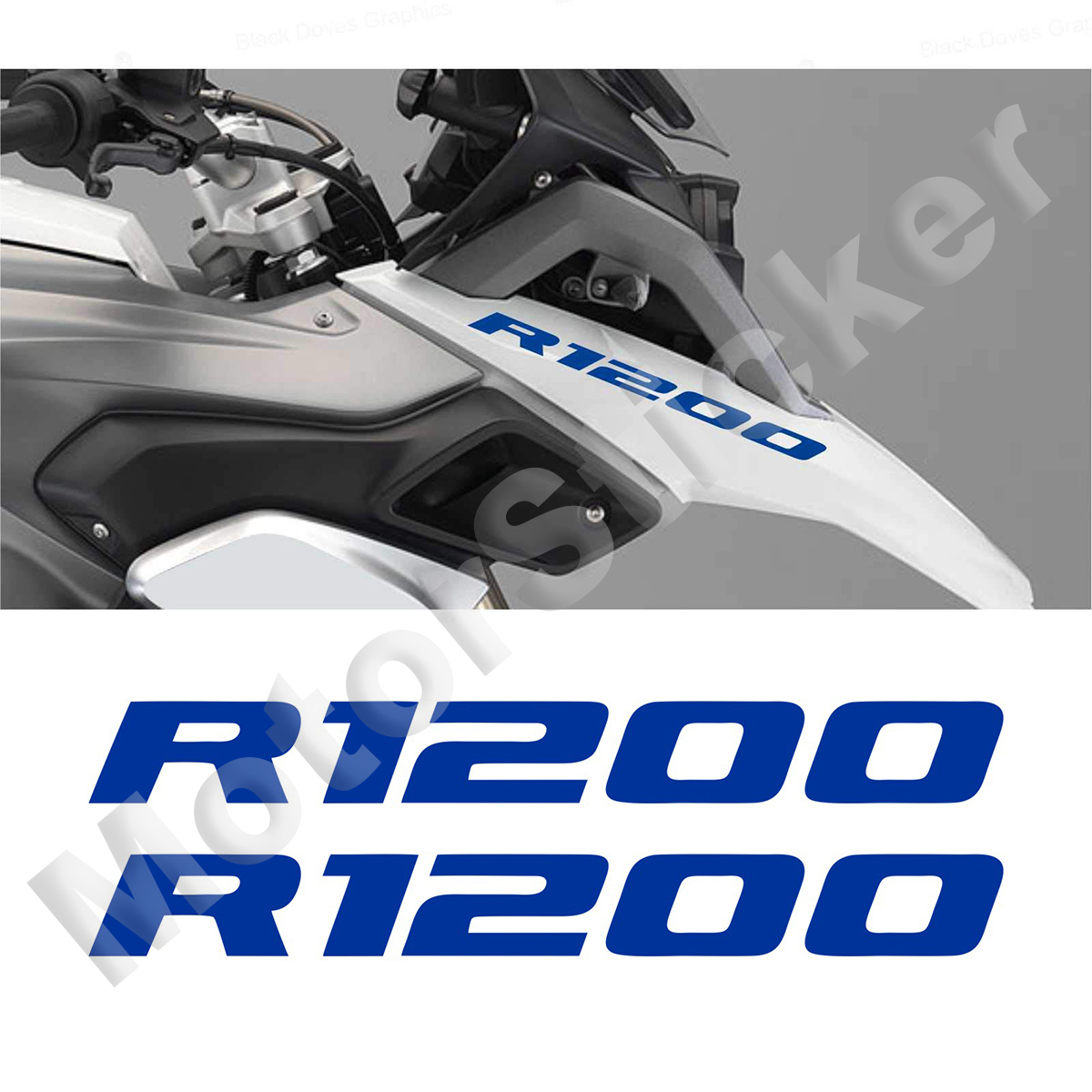 Beak Front R1200 Sticker Motorcycle Decal Logo For Bmw r1200 Gs Adventure r1200 Gsa r 1200 Lc 2022 2010 2016. 