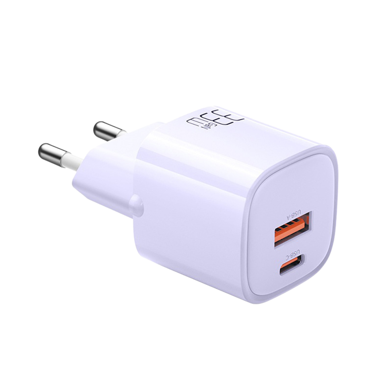 USB C Fast Wall Charger Block Fast Charging Plug Box Brick Cube 33W Dual Port PD Power Type C Charging For Laptops Smart Phone. 