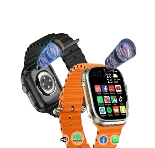 S9 Ultra S9 5G Smart Watch RAM 4GB ROM 64GB Android 9 1000mAh Battery  2.08 inch Waterdrop Display Dual Camera Calling Feature Google Plook Messenaystore Youtube Facebger Tiktok IMO Wifi Smartwatch for Men and Women. 