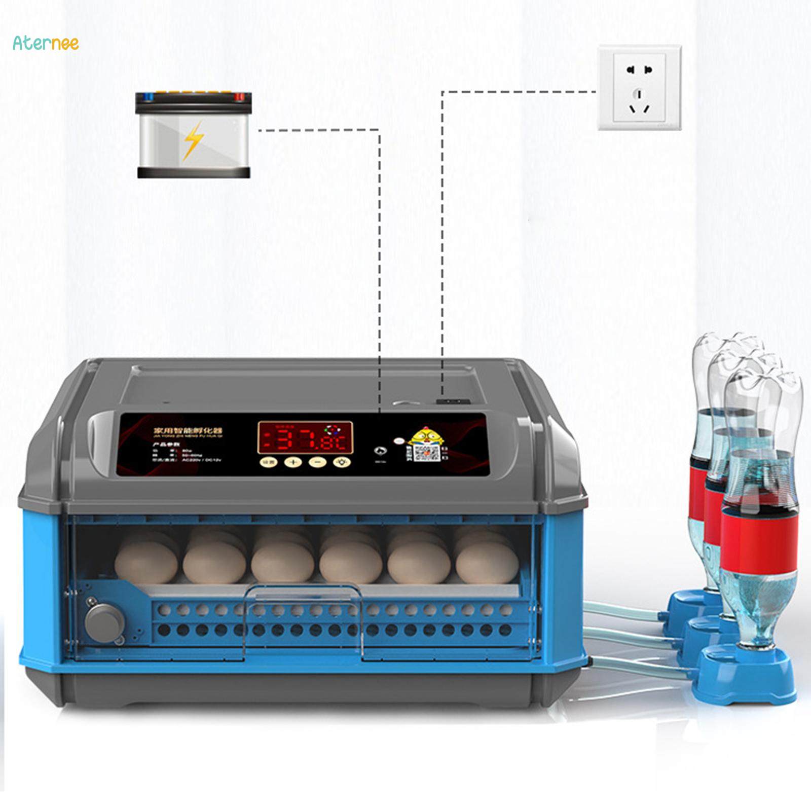 Automatic Egg Incubator Easy Cleaning Chicken Hatcher for Quail Goose Pigeon 48 Eggs. 