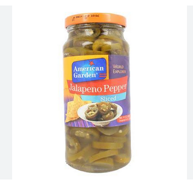 American Garden Jalapeno Pepper Sliced 454 gm