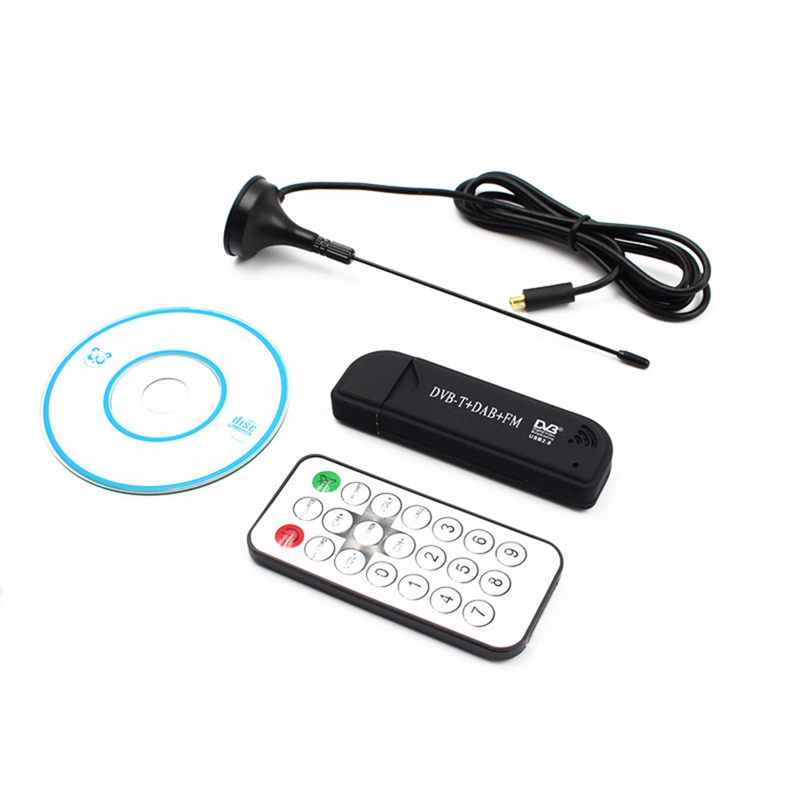 FULL-High Quality USB2.0 Digital DVB-T SDR+DAB+FM TV Tuner Receiver SDR TV Stick RTL2832U+ FC0012. 