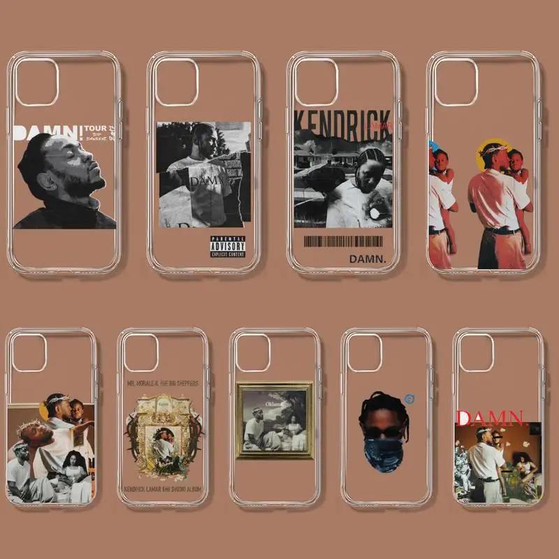 Kendrick Lamar Phone Case For iPhone 11 12 Mini 13 1happy4 Pro XS Max X 8 7 6s Plus 5 SE XR Transparent Shell