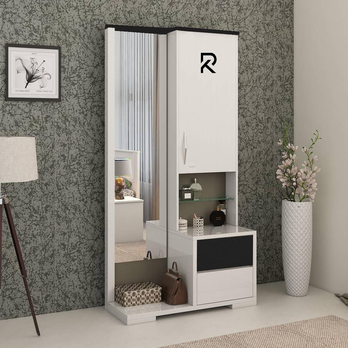 white christmas dresses Daffodil Wooden Dressing Table - Frosty white main image 0
