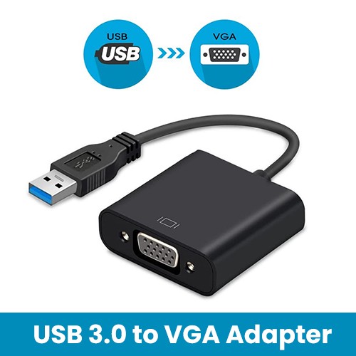 USB 3.0 to VGA Adapter, USB to VGA Video Adapter Converter. 
