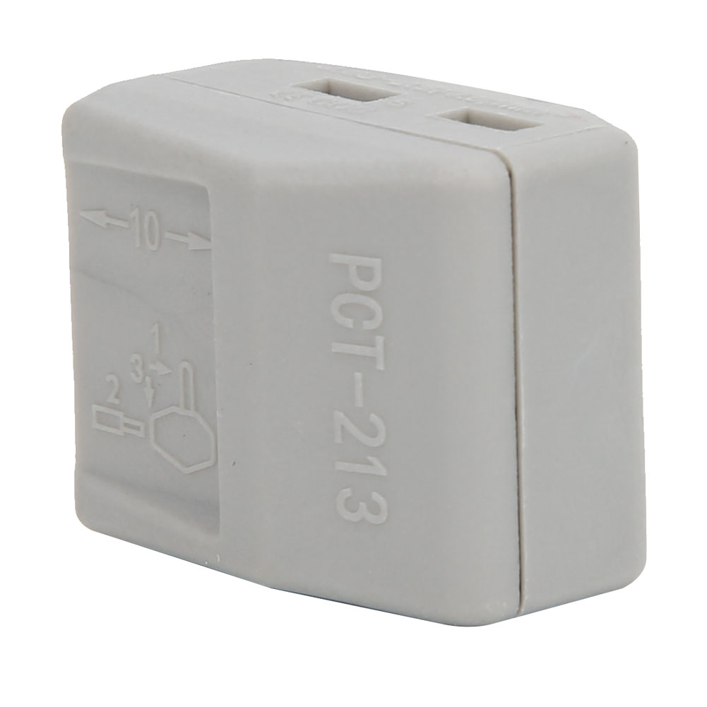 15 Pcs PCT-213 Connector Spring Terminal Block 3 Way Cable. 