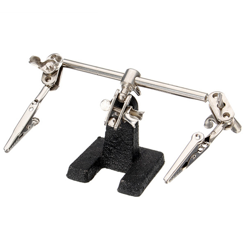 Third Hand Soldering Iron Stand Clamp Helping Hands Clip Tool PCB Holder Electrical Circuits Hobby. 