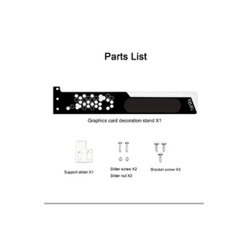 Graphics Card Support RGB GPU Holder Bracket. 