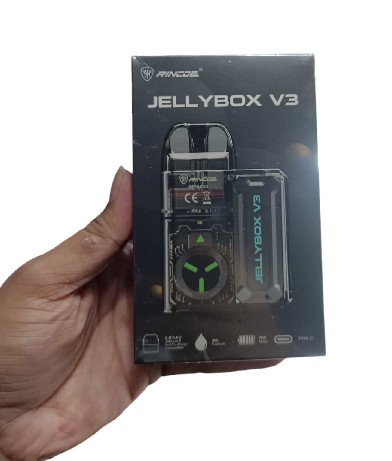 JellyBox V-3 Vape E Cigarette Random Colour (60ml FlvJuice Free). 