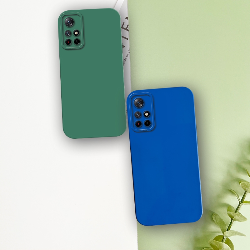 For Xiaomi Redmi Note 11T 5G Back Mobile Phone Case Simple Luxury Colorful Liquid Silicone Protect Lens Shockproof Full Soft Cover. 