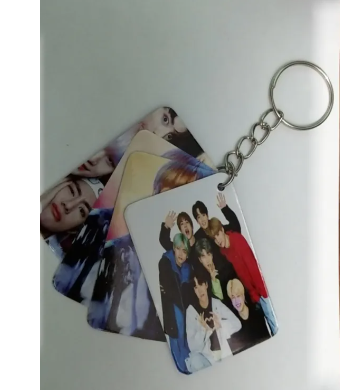 BTS Kye Ring Print with BTS Key Chain