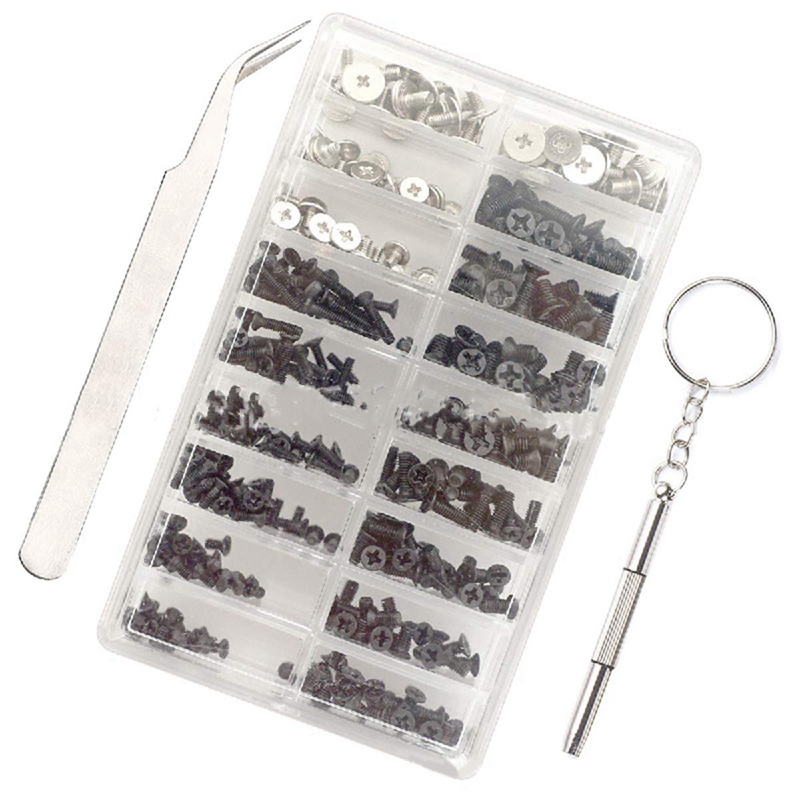 355Pcs PC Screws Assorted Set M2 M3 M2.5 Computer Screws HDD M.2 SSD Screws for Universal Laptop PC Computer Repair. 