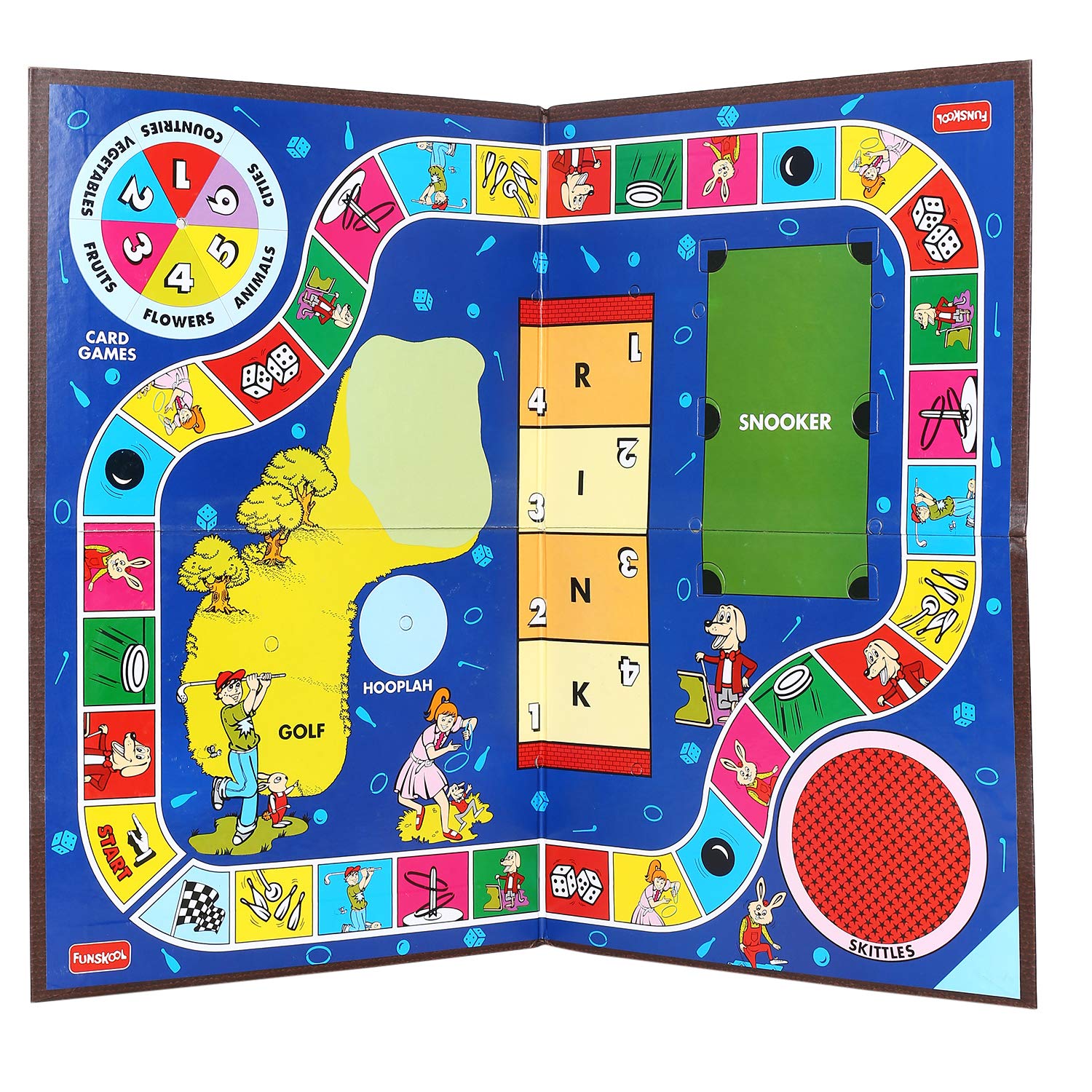 Funskool Game of Games Board Game Multiplayer Indoor Games A collection of 14 Games. 