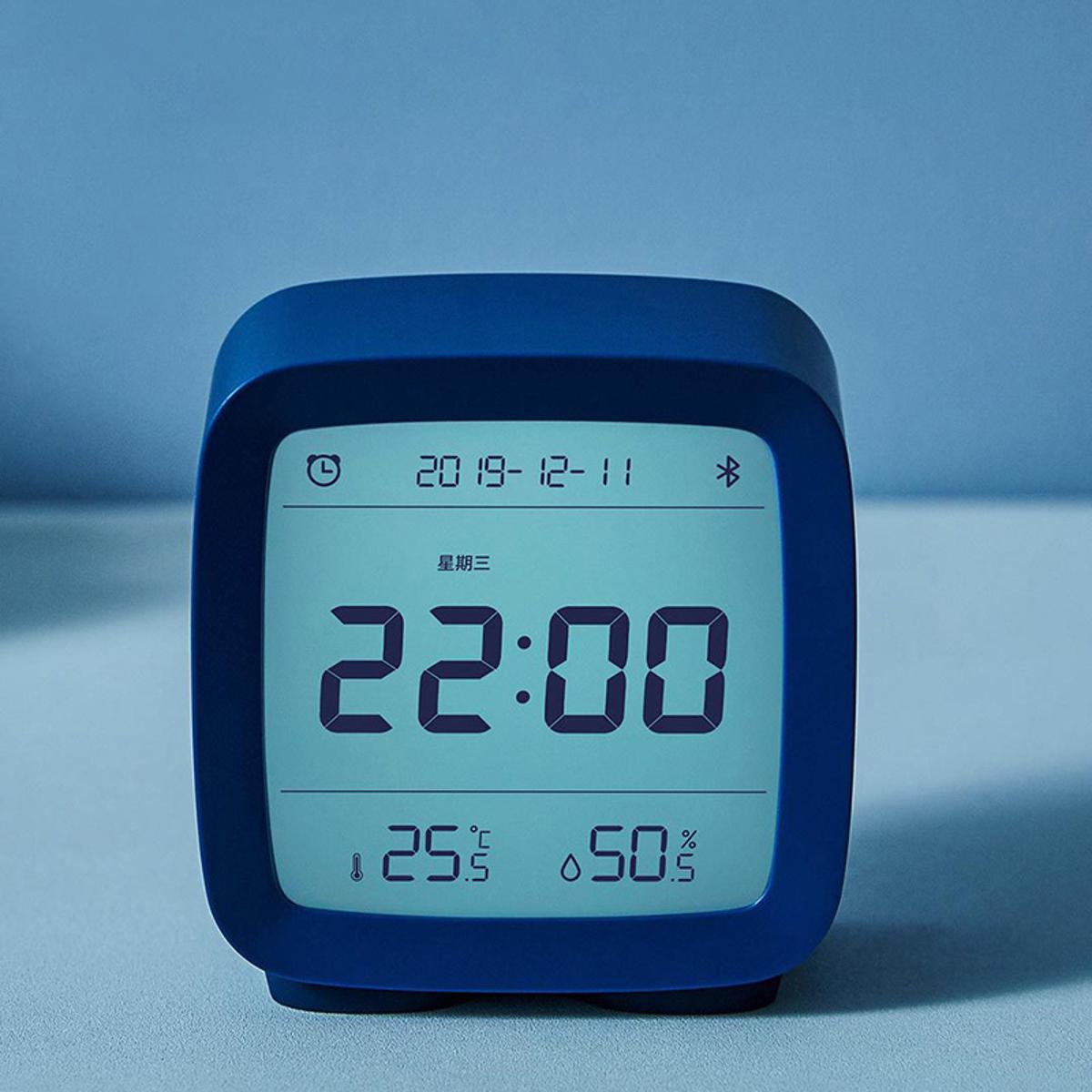 Bluetooth Temperature Humidity Sensor Night Light LCD Alarm Clock Mihome App control Thermometer Fidelity design