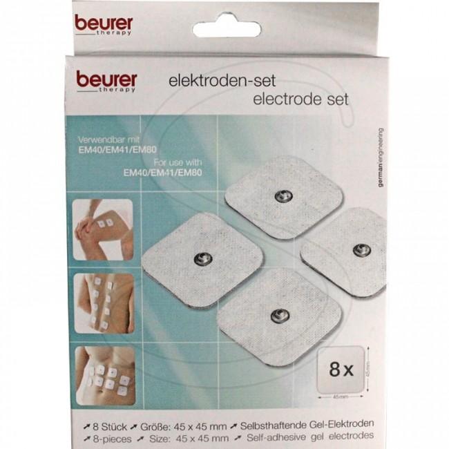 Beurer Replacement Set Small Electrodes for use with EM 40, EM 41, EM 41.1, EM 49, EM 80. 