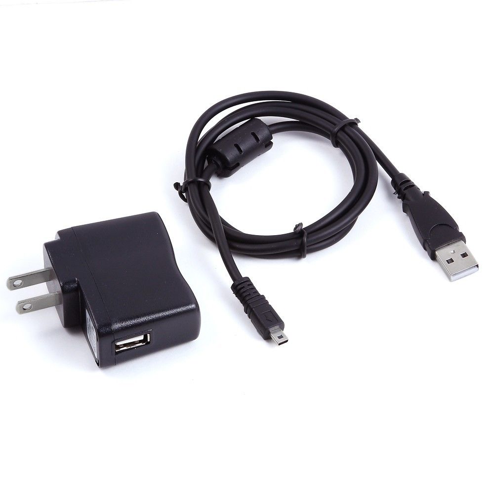 1A USB AC/DC Power Adapter Camera Battery Charger Cord For Olympus VR-360 VR-350