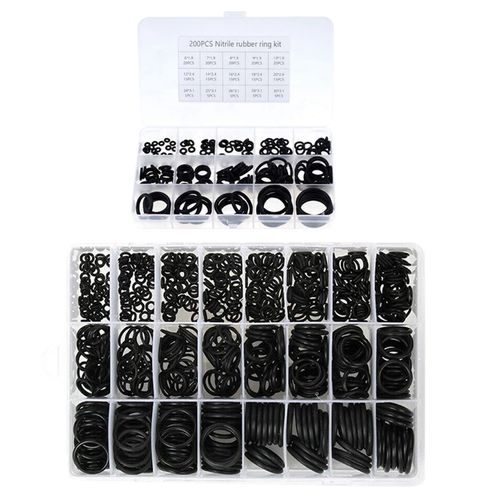 1400 Pieces Nitrile NBR O-Ring Gasket Kit for Auto Faucet Repair