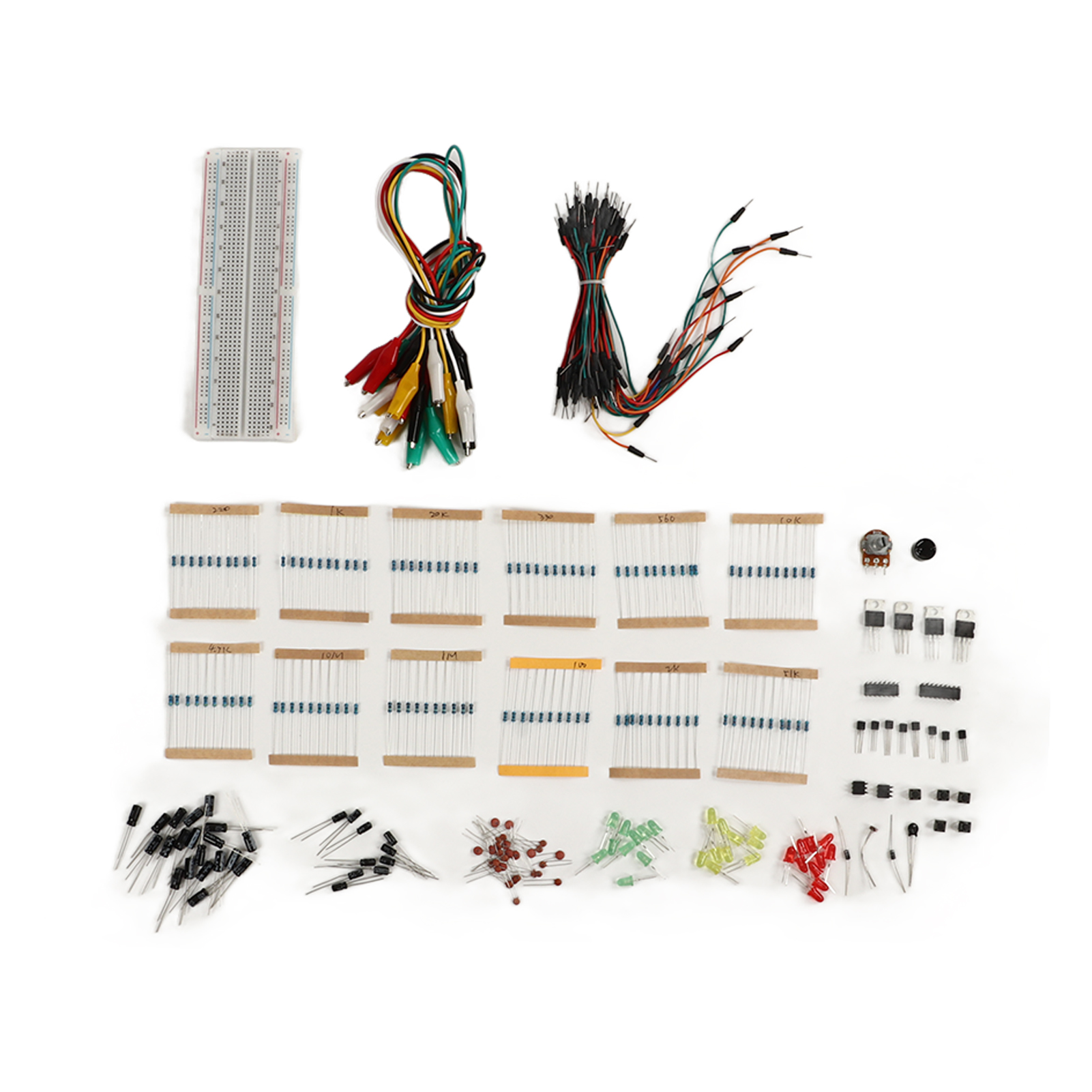 Electronic Component Assortment Kit Electronic Component Kit Lightweight for DIY. 