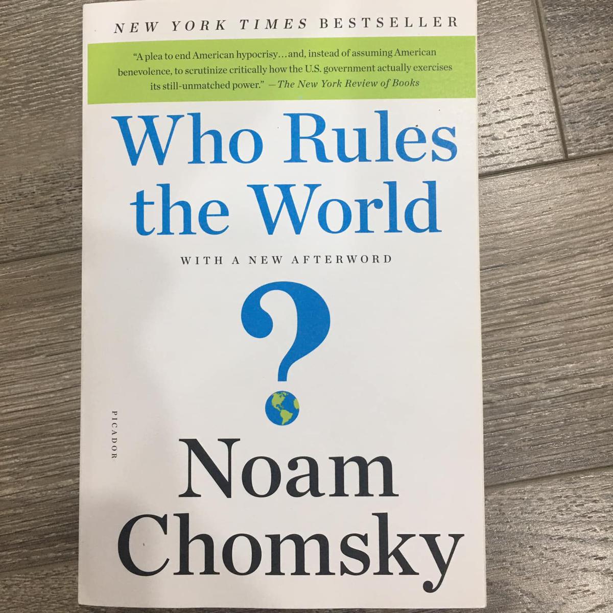 Who Rules the World? by Noam Chomsky (Premium Quality Paperback)