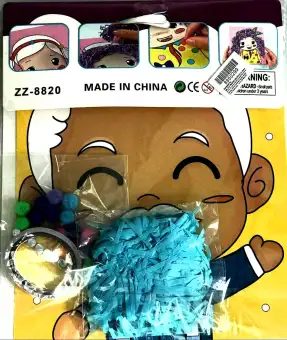 Hair Styling Kit Art Tissue Craft For Kids Buy Online At Best