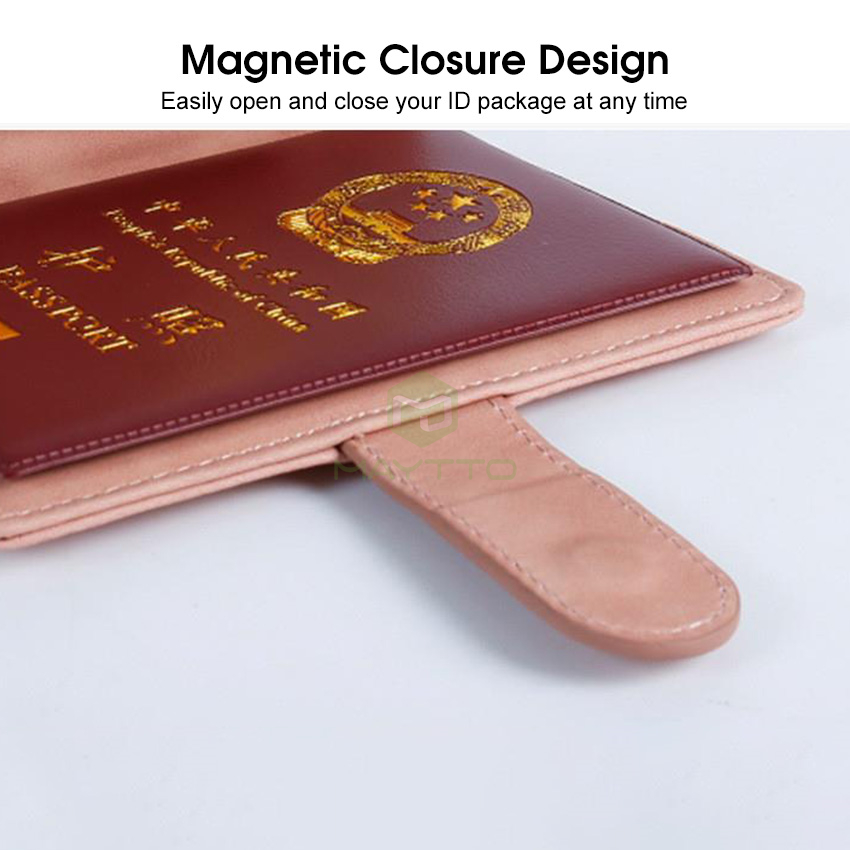 MAYTTO Wallet FRID Card Multi-function Package Ultra-thin Package PU Leather Document Package RFID Wallet Card Holder Holder Bag Travel Cover Case. 