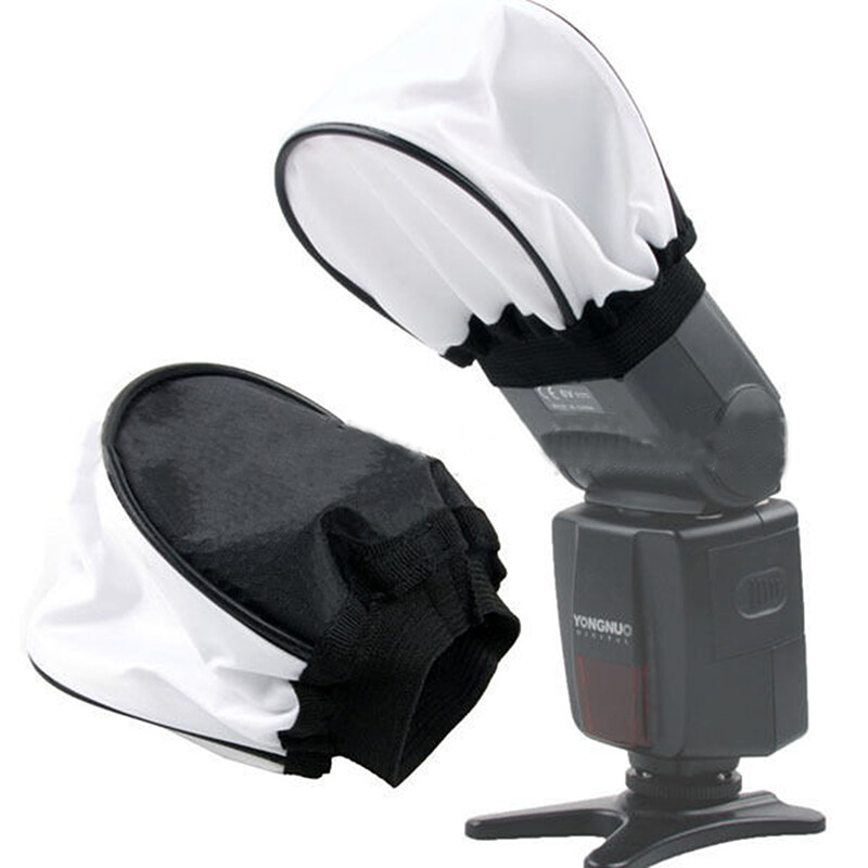 Universal Soft Camera Flash Diffuser Softbox For Speedlight Reflective Cover. 