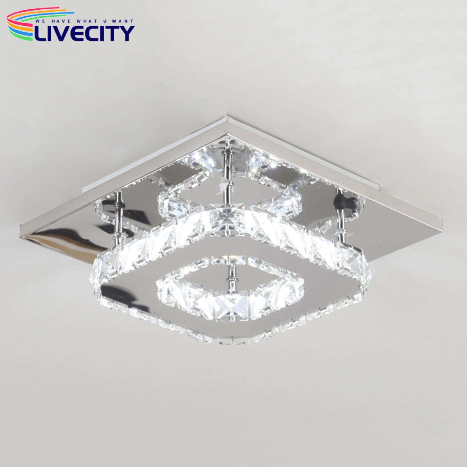 Corridor Ceiling Light Flicker Free Modern Square LED Ceiling Light Lighting Fixture. 