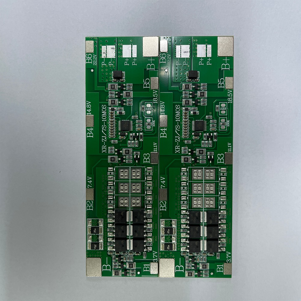 1 Piece 7S 24V Li-Ion 18650 Battery for NEW Packs Charge Board with Balance Equalizer Function Common Port for Power Bank (20A). 