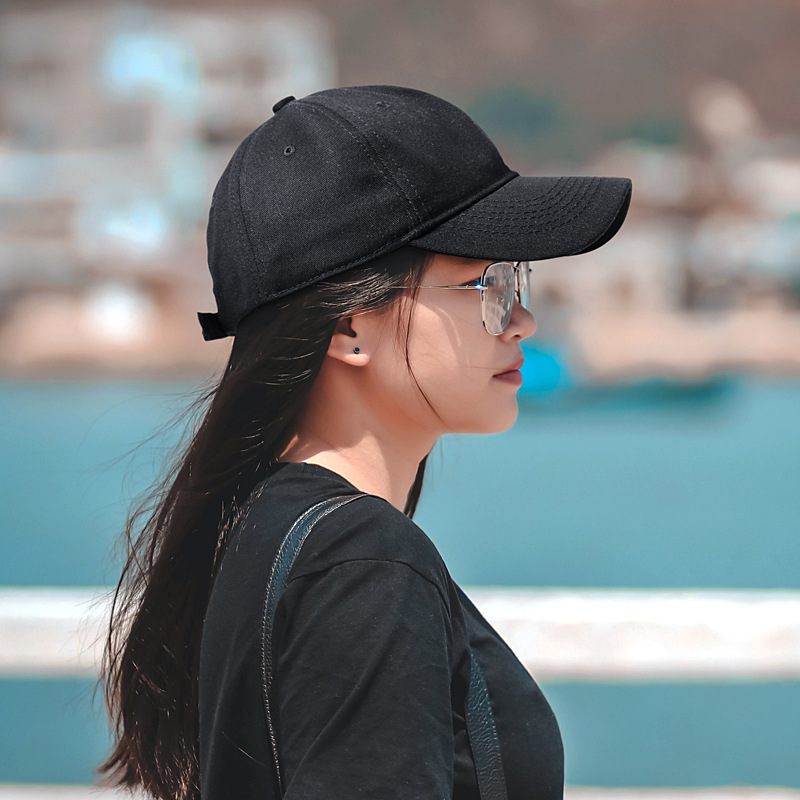 Loldeal Hat Soft Top Curved Brim Cotton 