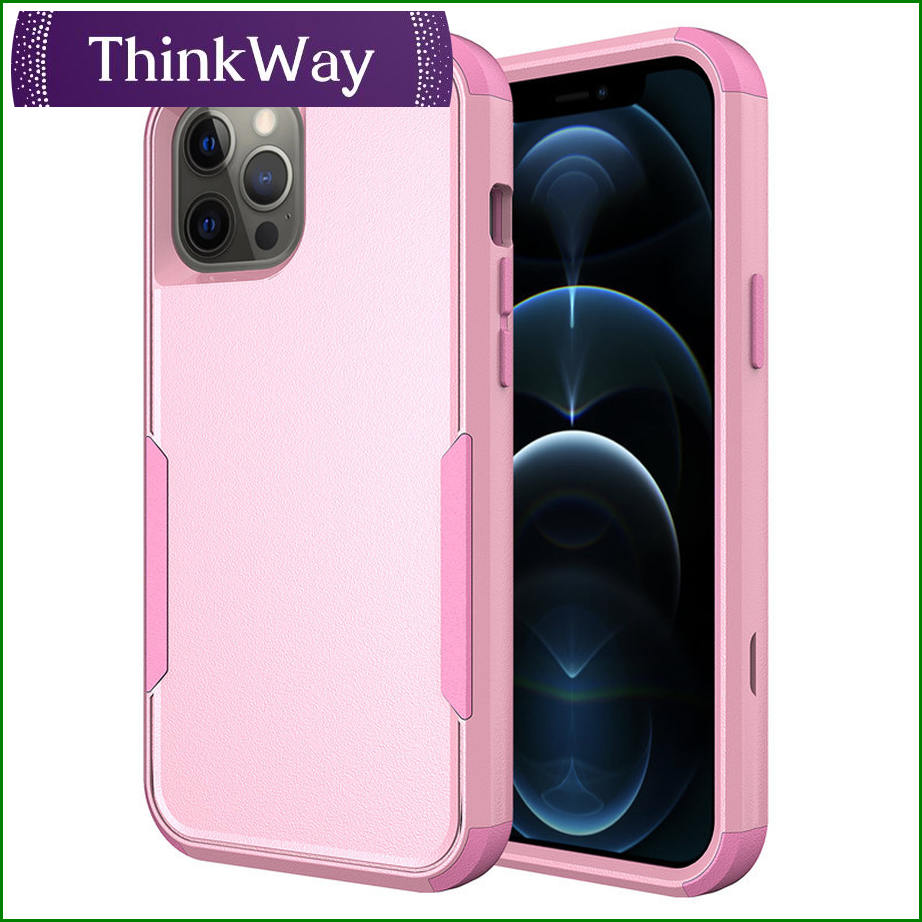 Fashion PC Frame Soft TPU Edge Combo Hybrid Shockproof Phone Case Back Cover For iphone13pro Max (6.7 inches). 