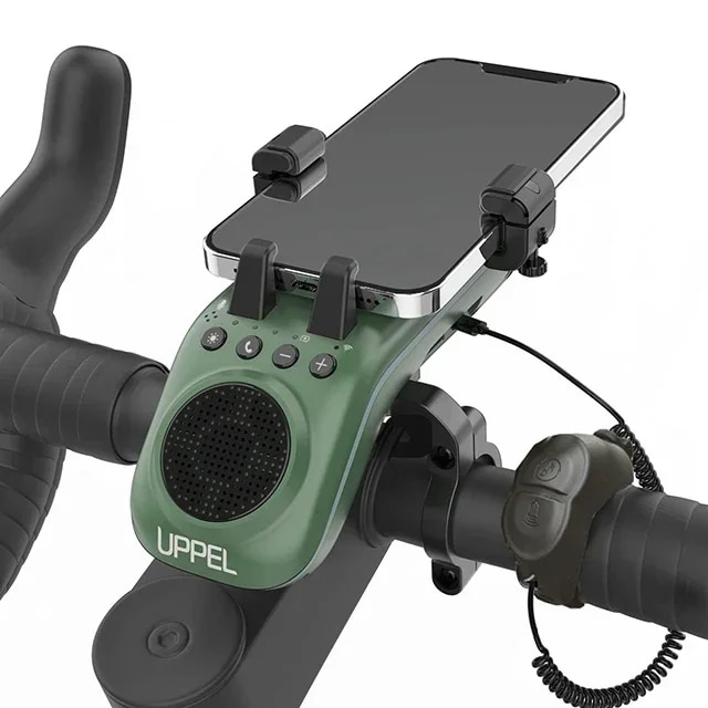UPPEL Waterproof Bicycle Bluetooth Speaker Multifunctional 5W Portable Wireless Sound Box for MTB Bike with Light Power Bank New. 