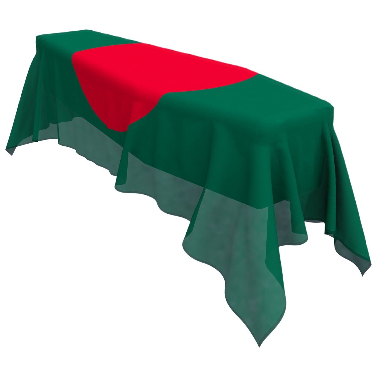 Large Coffin Flag - Bangladesh Coffin Flag - Coffin Flag BD
