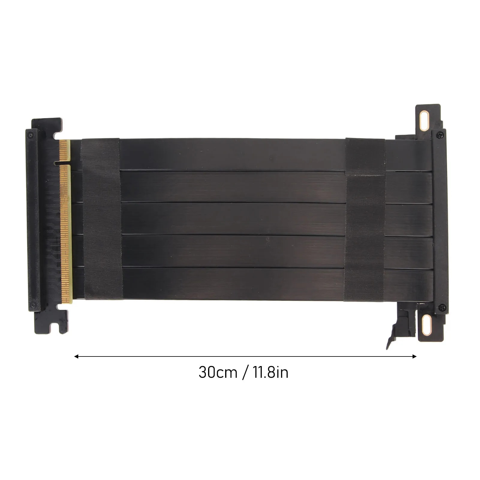 PCIE 4.0 X16 Riser Cable High Speed Flexible Double Sided 180 Degree GPU Extension Cable for RTX 4090 4080 4070 for RX 7900 XT. 