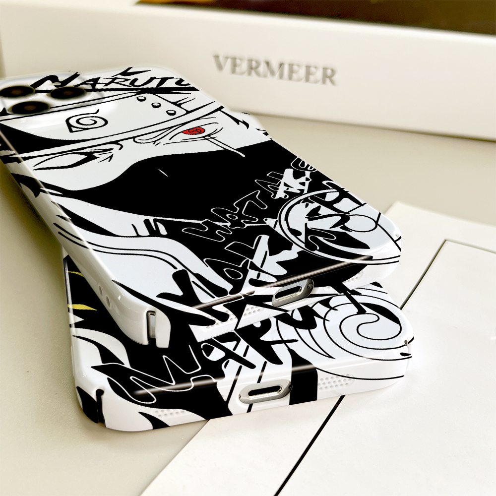 TA for Realme 10 Pro Plus 5G Back Cover Sketch Naruto New Stylish Film Phone Case Light Thin Anti Fall Acrylic Hard Protective Cover. 