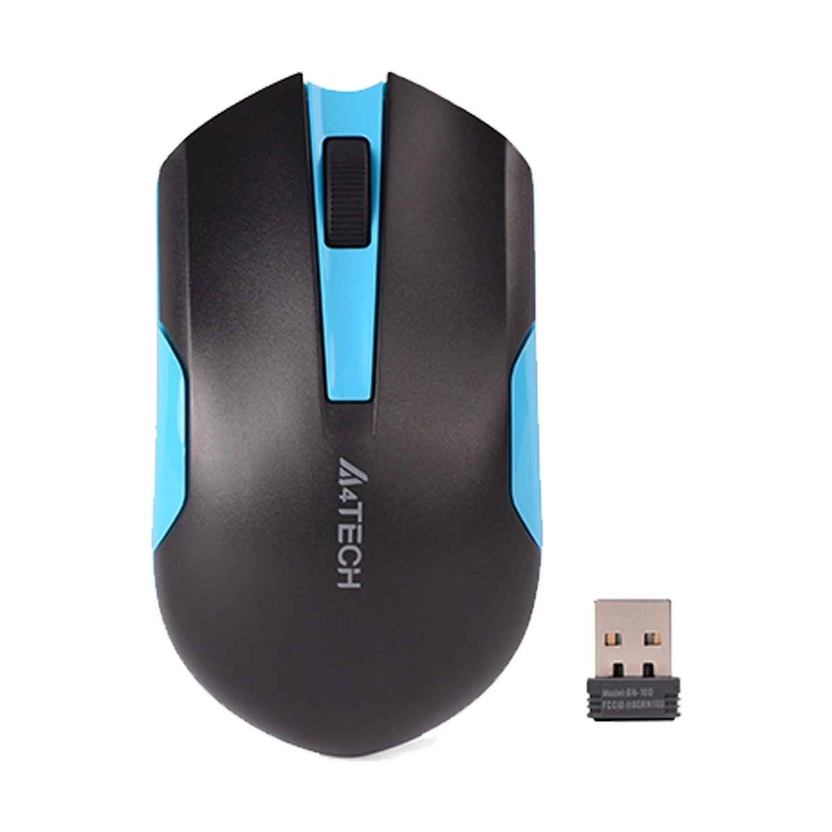 A4 Tech G3-200/200N Black & Blue Wireless Mouse