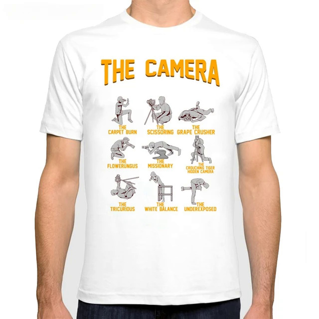 Funny Creative Art Design Photographic Camera T Shirt Summer Novelty Customied Men Hipster Geek Style Short Sleeve Tee Tops. 
