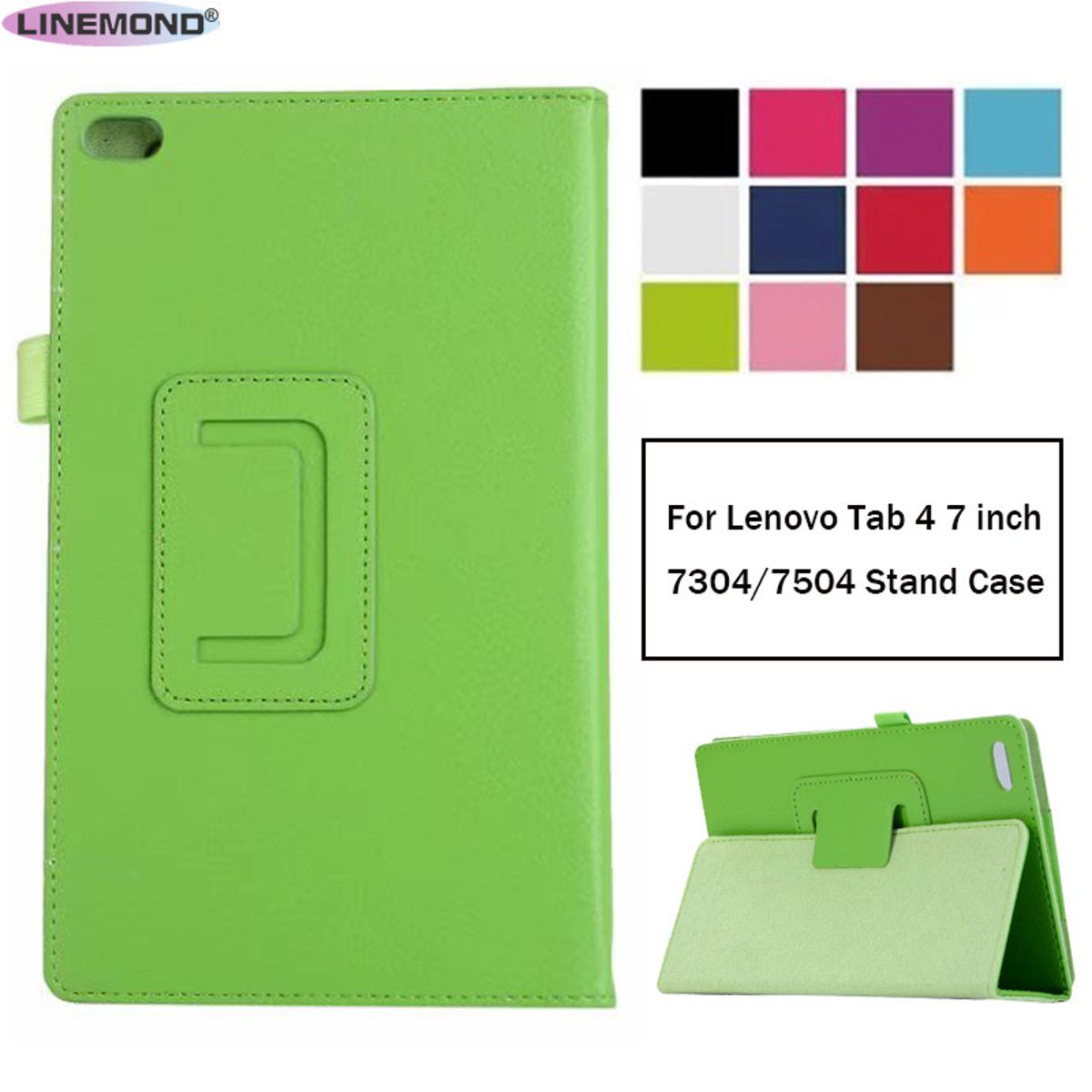 Cover For Lenovo tab 7 Essential TB-7304F/I/X Tab 4 Essential 7304F 7304I 7304 7504 Case PU Leather Slim Folding Stand Cover for TB-7304F TB-7504 case
