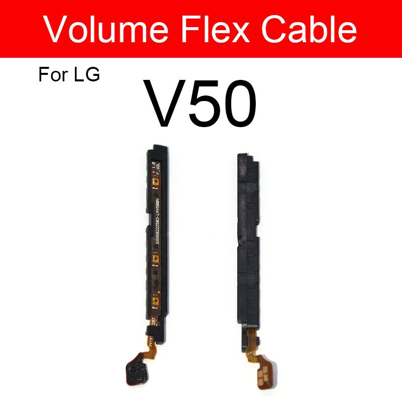 Up Down Volume Power Side Button Flex Cable For LG V10 V20 V30 V35 V40 V50 V50S Power On Off Control Volume Flex Ribbon. 