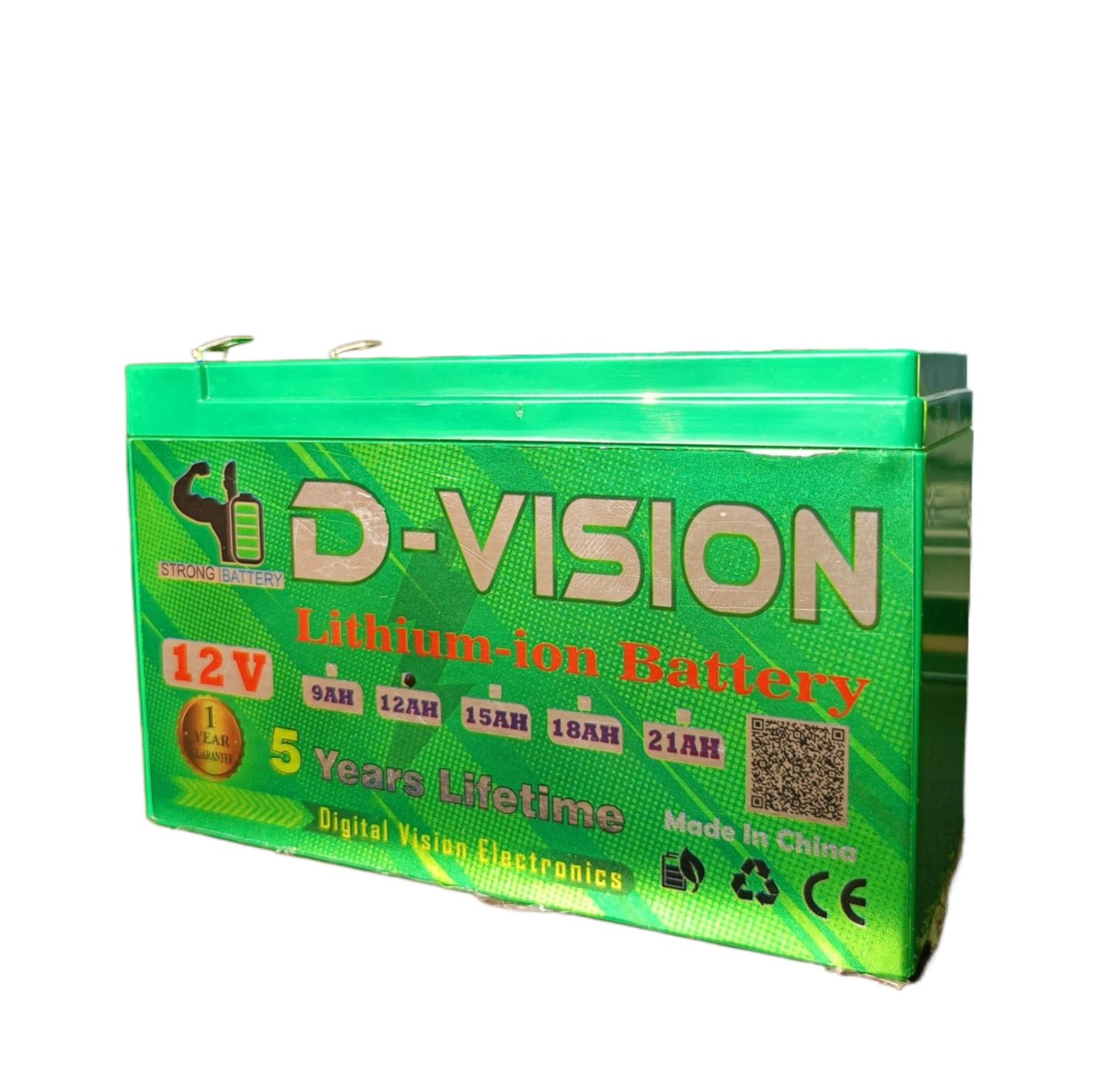 12 Volt 12ah battery D Vision Lithium-ion cell BMS Protection with 1 Years Grunte. 