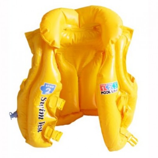 Ensure Safety in the Water with the Intex Pool School-Dillax Swim Vest Life Jacket-Yellow (3-6 Years), Easy to Use and Clean, A Unique Choice for Kids. 