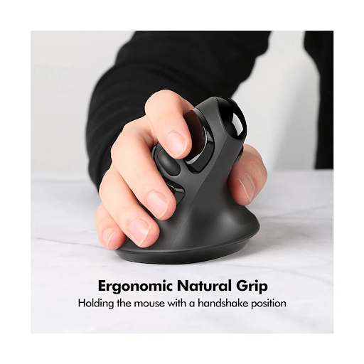 Micropack MP-V03W Ergo Lift Black Wireless Vertical Mouse