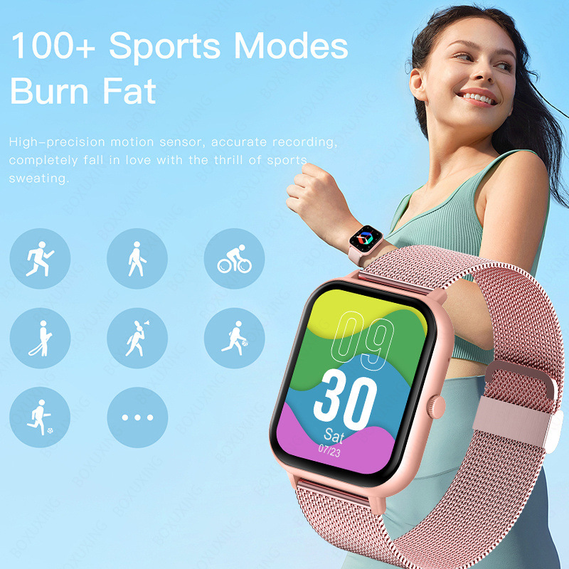2024 new AI voice assistant sports mode Bluetooth call ZL54C smartwatch. 