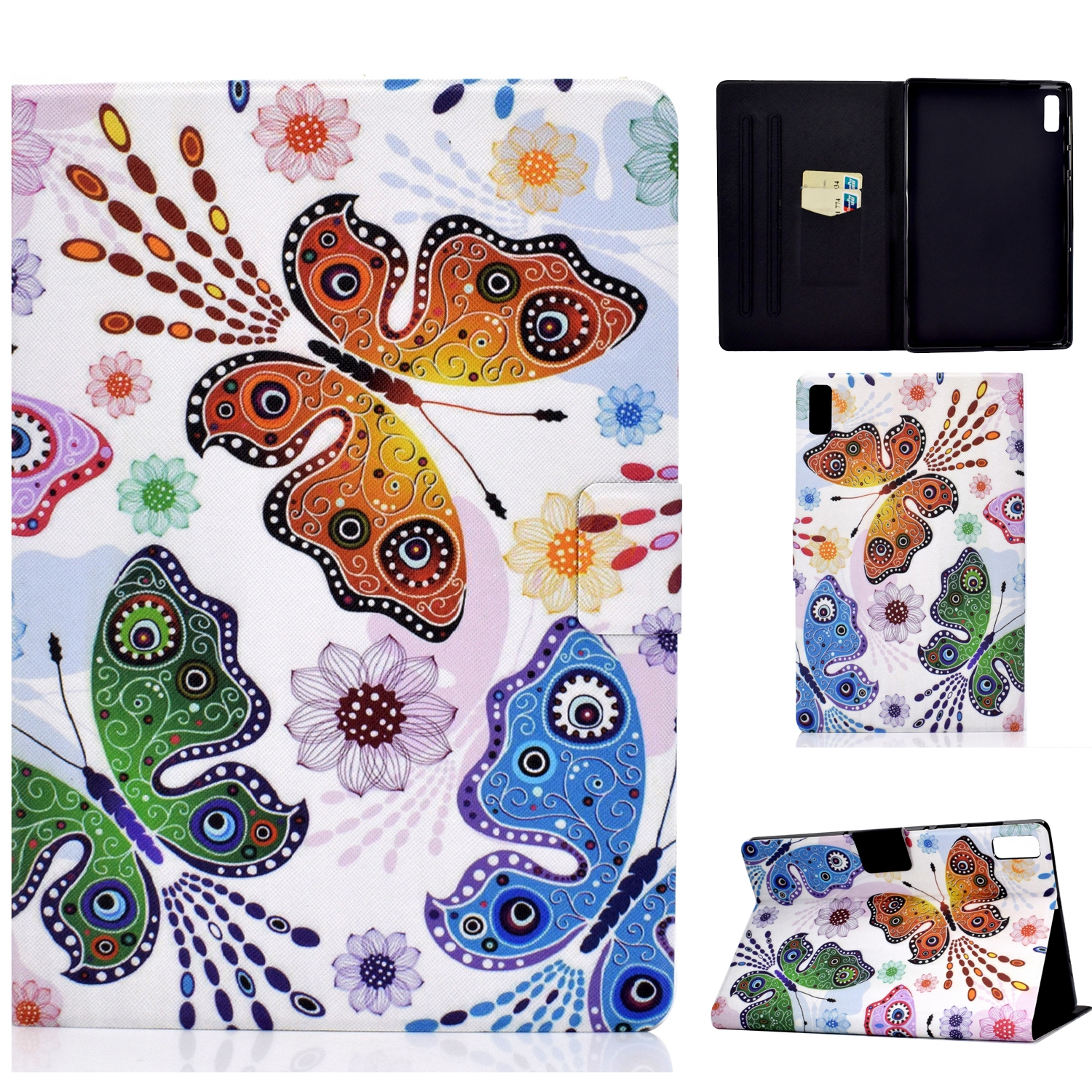 （COD)For Lenovo Tab M9 Colored Drawing Horizontal Flip Leather Case