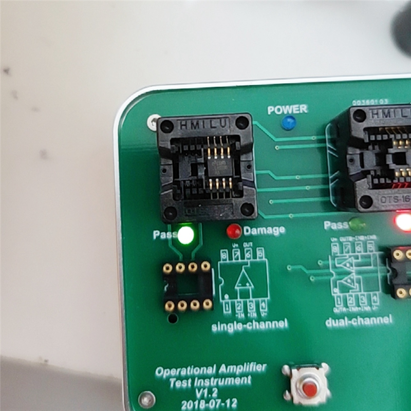 Tester Measuring Instrument Detector Operational Amplifier Batch Testing Green Tool OP AMP Tester Accessories. 