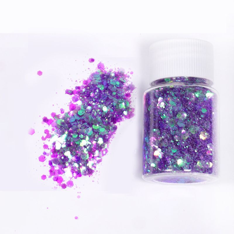 HAP 6 Pcs/set Glitter Filling Material Epoxy Filler Decoration Ornaments DIY Tool Sequin Resin Mold Accessories. 