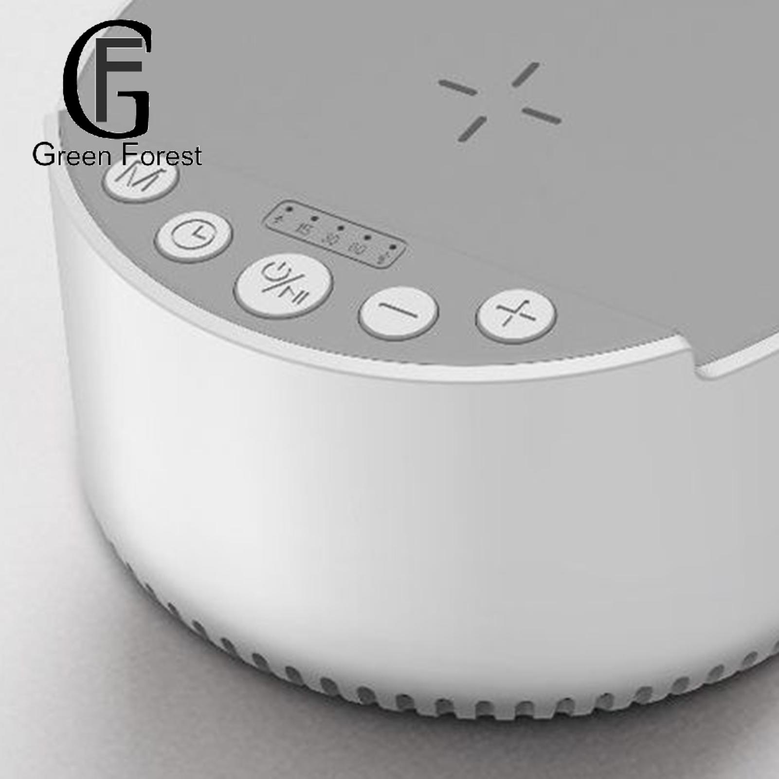 White Noise Machine Portable White Noise Sound Machine with Bluetooth Speaker for Better Sleep Compact Design Wireless Relaxing Therapy Device Portable Speaker. 