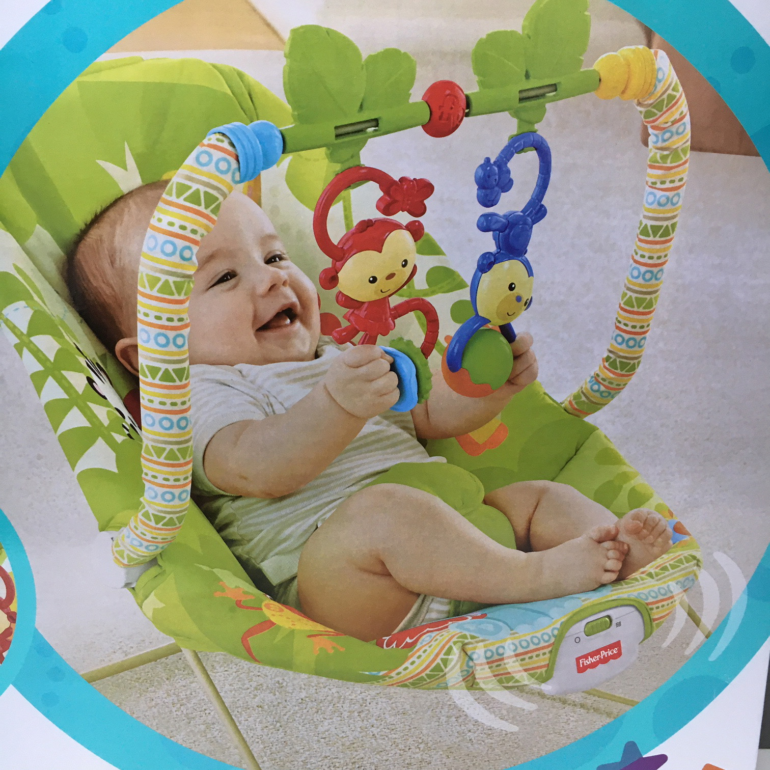 rainforest baby bouncer