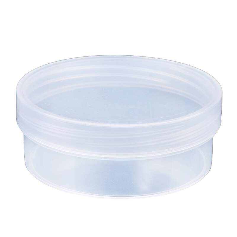 【happy one】150 Translucent Plastic Container Box for Slime Mud DIY Slime Box Storage Box Bottle with Lid Slime Tool. 