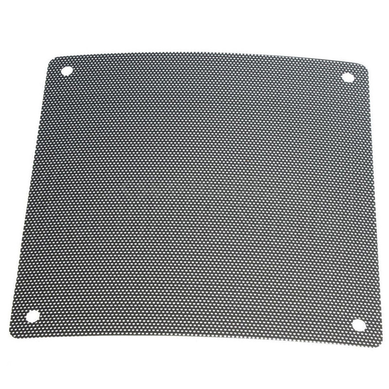 5PCS 120mm Cuttable Black PVC PC Fan Dust Filter Dustproof Case Computer Mesh. 