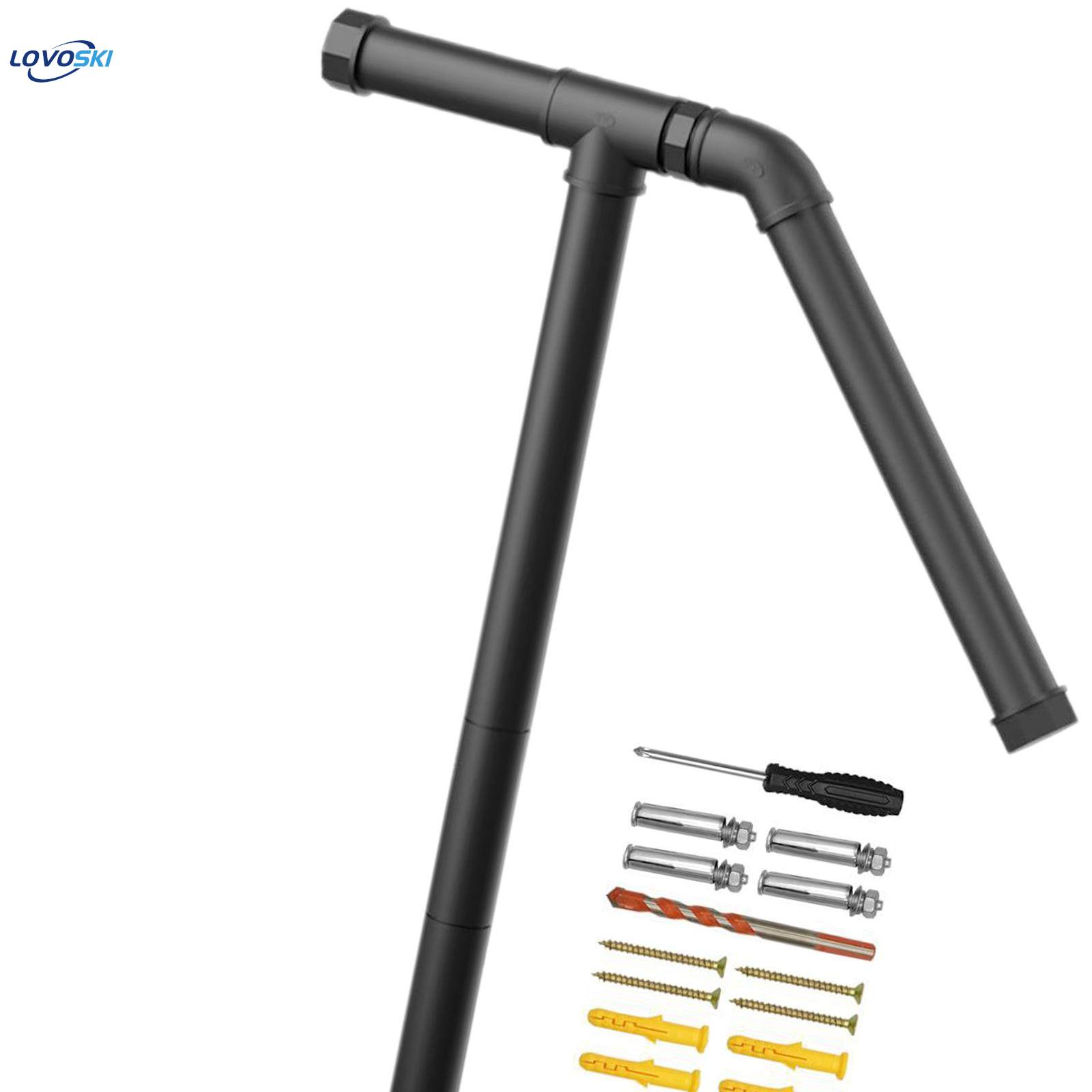 Outdoor Handrail Fit 1-2 Steps with Hardware for Concrete Steps. 